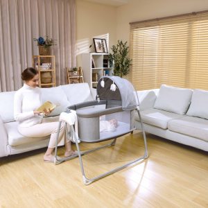 4 in 1 Smart Baby Bassinets Bed, Wholesale Baby Rocking Crib
