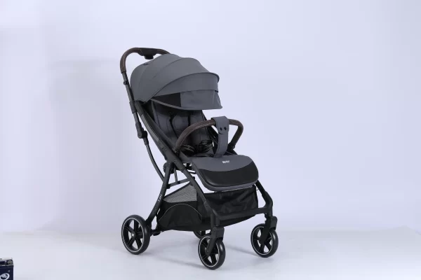 Premium Baby Stroller with 8" EVA Wheels PU Handles, Wholesale - 图片 4