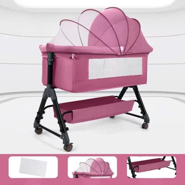 Multi-Functional Baby Rocking Crib Bed Bassinet, Wholesale - 图片 7