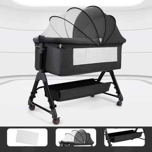 Multi-Functional Baby Rocking Crib Bed Bassinet, Wholesale - 图片 6