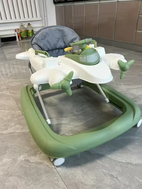 Cartoon Airplane Appearance Baby Walker with Music and Light, Wholesale - 图片 4