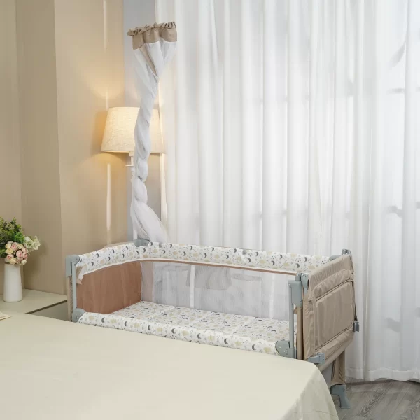 High Quality Classic Folding Portable Baby Cot Playpen Multi-Function Baby Bed, Wholesale - 图片 7