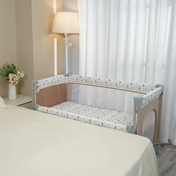 High Quality Classic Folding Portable Baby Cot Playpen Multi-Function Baby Bed, Wholesale - 图片 6