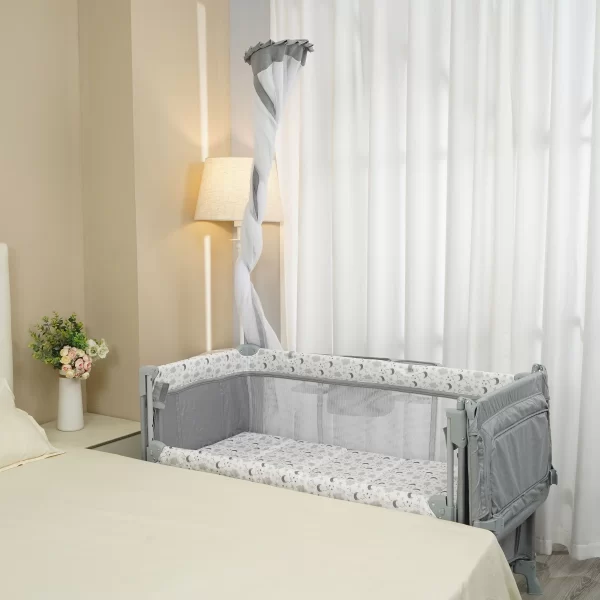 High Quality Classic Folding Portable Baby Cot Playpen Multi-Function Baby Bed, Wholesale - 图片 4