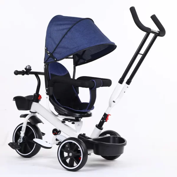High Quality Baby Tricycles Kids Trike with Canopy, Wholesale - 图片 2