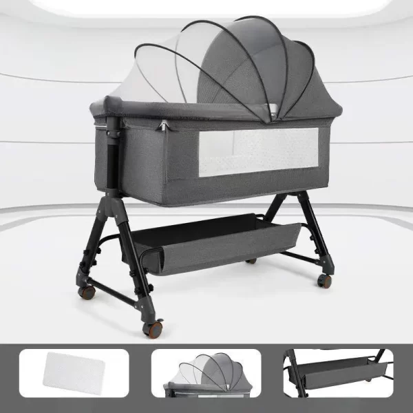 Multi-Functional Baby Rocking Crib Bed Bassinet, Wholesale - 图片 8