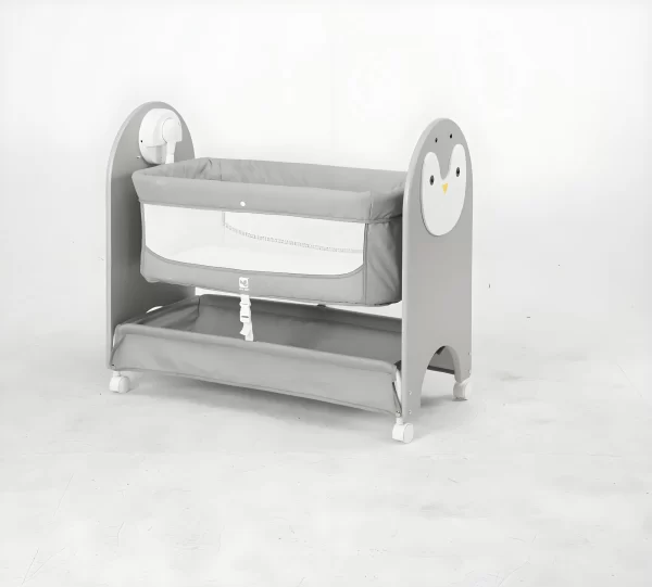 Smart Baby Bassinet with 3-Speed Auto Rocking, Bluetooth Remote, Wholesale - 图片 5
