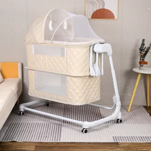 Modern Baby Crib with Detachable Mosquito Net, Wholesale