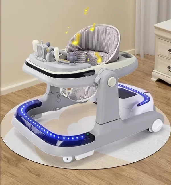 Multifunctional Electric Baby Walker – Bluetooth Remote, Music & Lights, Wholesale - 图片 6