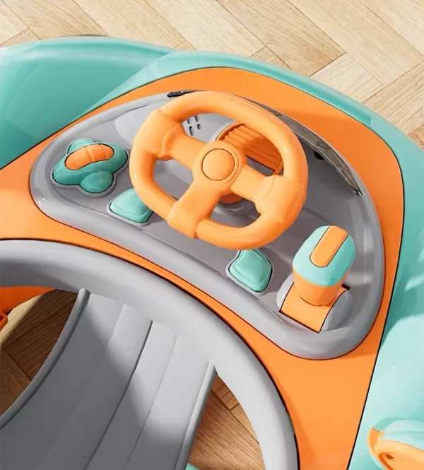 Multifunctional Baby Walker, Adjustable with Detachable Canopy & Push Handle, Wholesale - 图片 3