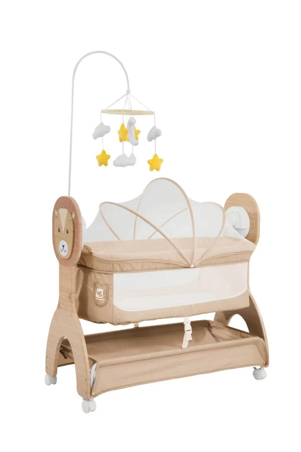 Baby Electric Rocking Bassinets Bed for Newborn with Night Light ...