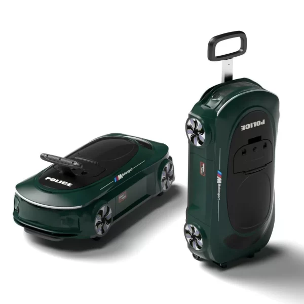 Multifunctional Sliding Car Children's Suitcase-Shaped Luggage Car with 4 Wheels for Easy Slide, Wholesale - 图片 3