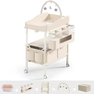 Baby Changing Table Versatile Folding Changing Table Diaper Changing Station for Distributor