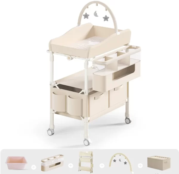 Baby Changing Table Versatile Folding Changing Table Diaper Changing Station for Distributor