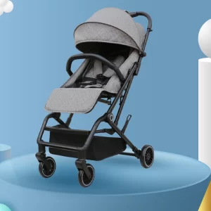 Luxury Baby Stroller One-Hand Fold Lightweight Folding Pram Fits in Airplane Cabin for Toddlers, Wholesale