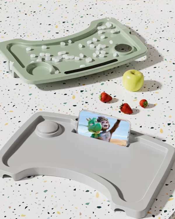 Smart Baby High Chair with LED Musical Tray for Toddlers Children Dining Chair for Distributor - 图片 6