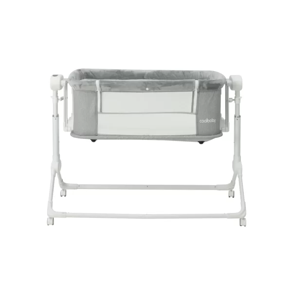 Smart Bluetooth Baby Bassinet with Mosquito Canopy & Music Baby Rocking Bed, Wholesale - 图片 6