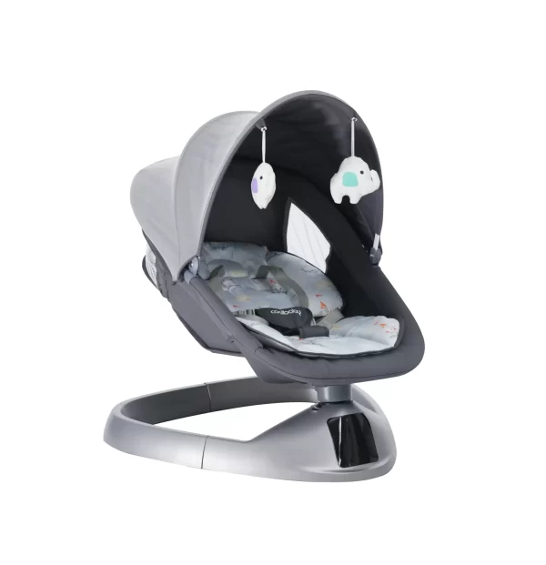 Smart Baby Rocking Chair with Adjustable Recline & Canopy Includes Mosquito Net & Toys, Wholesale - 图片 5