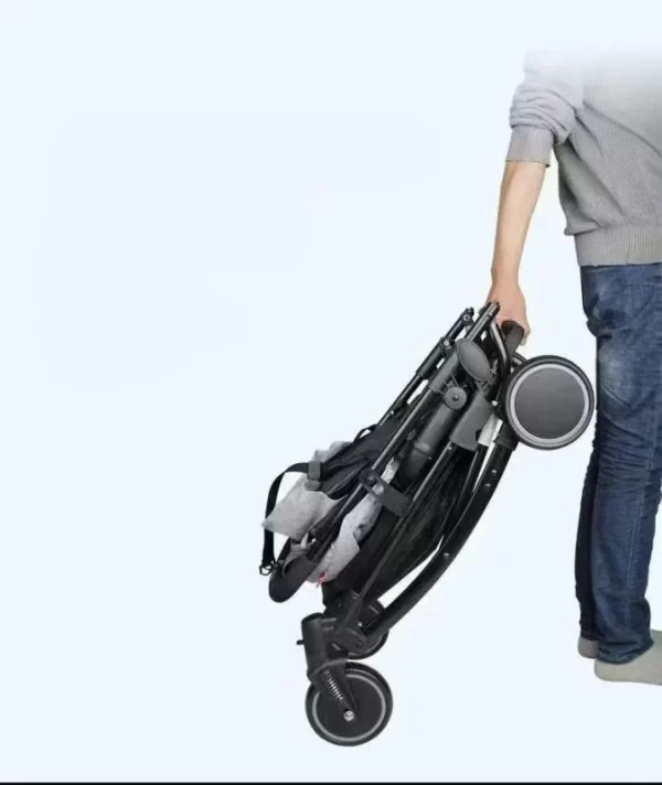 One-Second Fold 2-in-1 Baby Stroller Convertible Rocking Horse Mode for Distributor - 图片 6