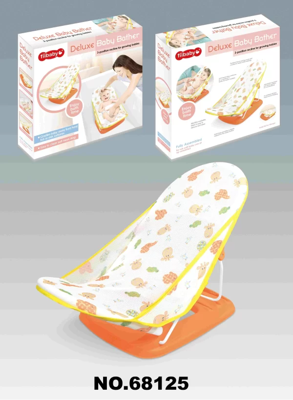 Baby Bath Seat, Adjustable 3-Position Recline for Growing Babies Baby Bath Support Sling, Wholesale - 图片 3