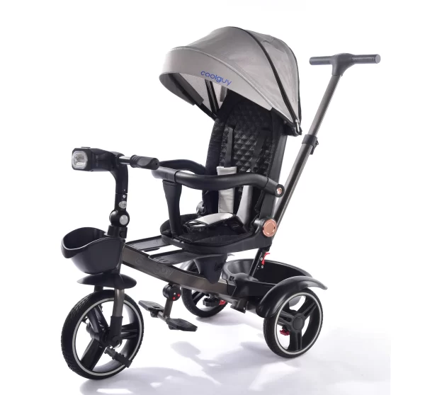 Multifunctional Kid Tricycle Rotating Reclining Seat Foldable Handlebars with Music & Light for Distributor - 图片 3