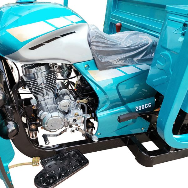 Factory Hot Sell Adult Three Wheel Motor Truck Tricycle Tuktuk Gasoline Petrol Motorcycle Cargo Tricycle Price Design - 图片 4