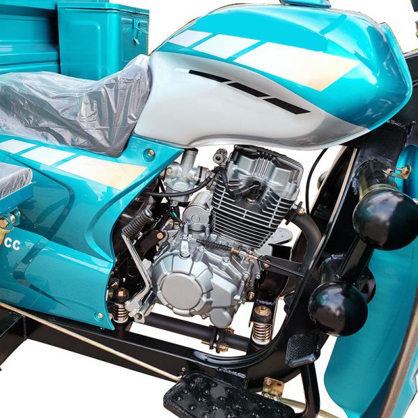 Factory Hot Sell Adult Three Wheel Motor Truck Tricycle Tuktuk Gasoline Petrol Motorcycle Cargo Tricycle Price Design - 图片 2