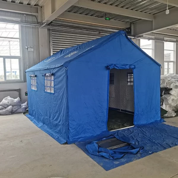 Windproof Emergency Civil Affairs and Disaster Relief Tent 12 square Meters Epidemic Prevention Earthquake Relief Tent - 图片 2