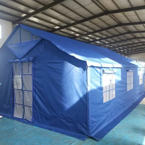 Windproof Emergency Civil Affairs and Disaster Relief Tent 12 square Meters Epidemic Prevention Earthquake Relief Tent - 图片 3
