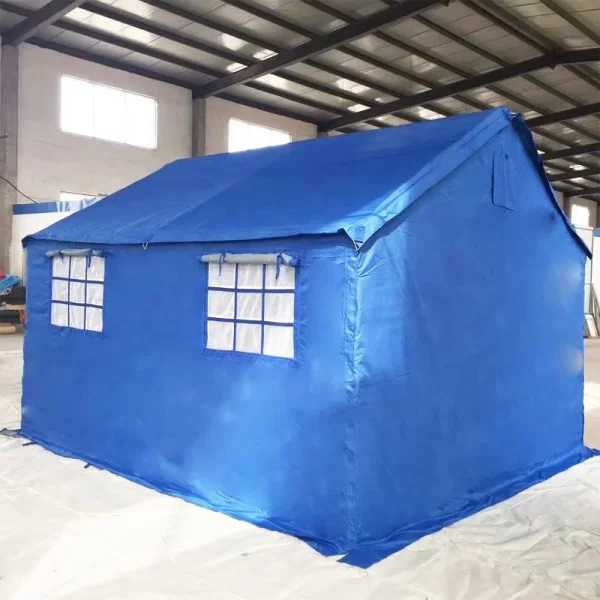 Windproof Emergency Civil Affairs and Disaster Relief Tent 12 square Meters Epidemic Prevention Earthquake Relief Tent - 图片 4