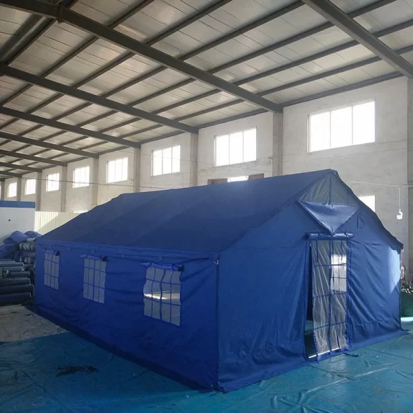 Windproof Emergency Civil Affairs and Disaster Relief Tent 12 square Meters Epidemic Prevention Earthquake Relief Tent - 图片 5
