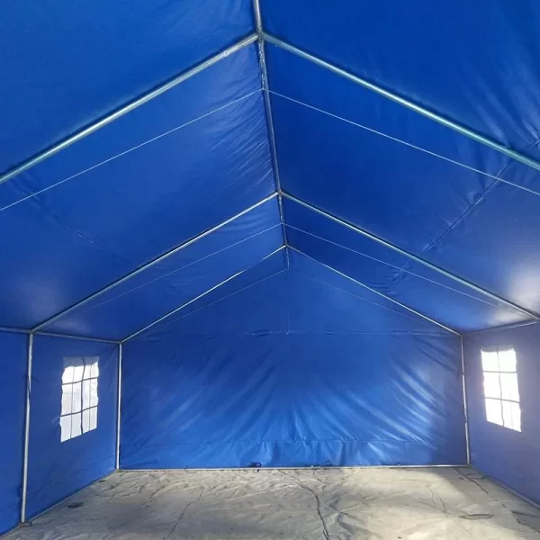 Windproof Emergency Civil Affairs and Disaster Relief Tent 12 square Meters Epidemic Prevention Earthquake Relief Tent - 图片 6