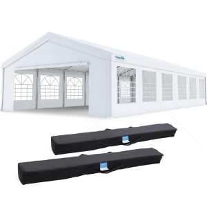 Heavy Duty Outdoor Canopy Tent Carport Wedding Event Shelter BBQ Wedding Tents for Parties with Storage Bags