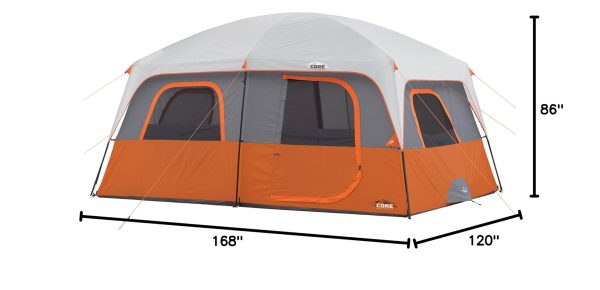 Tent for Family Camping | 10 Person / 11 Person / 12 Person Large Multi Room Cabin Tents for Car Camping & Outdoor Adventures - 图片 10