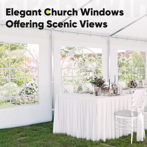 Heavy Duty Outdoor Canopy Tent Carport Wedding Event Shelter BBQ Wedding Tents for Parties with Storage Bags - 图片 2