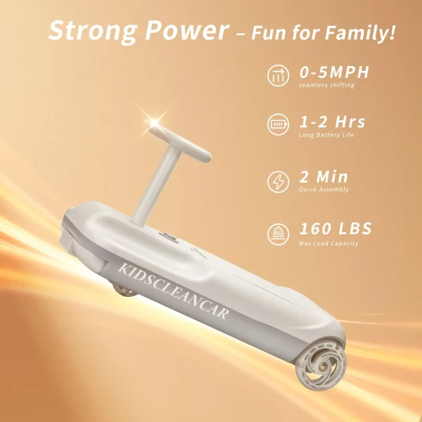 Kids Ride-On Car with Mopping Function Kids Go-Cart Adjustable Speed Multi - Functional Ride-on Toy for Kids, Wholesale - 图片 6