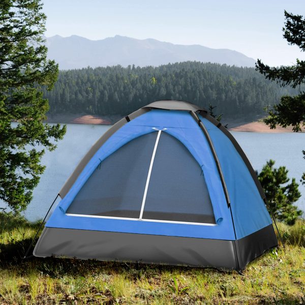 2 Person Camping Tent with Rain Fly and Carrying Bag - Lightweight Outdoor Tent for Backpacking, Hiking, or Beach Use Outdoors - 图片 8