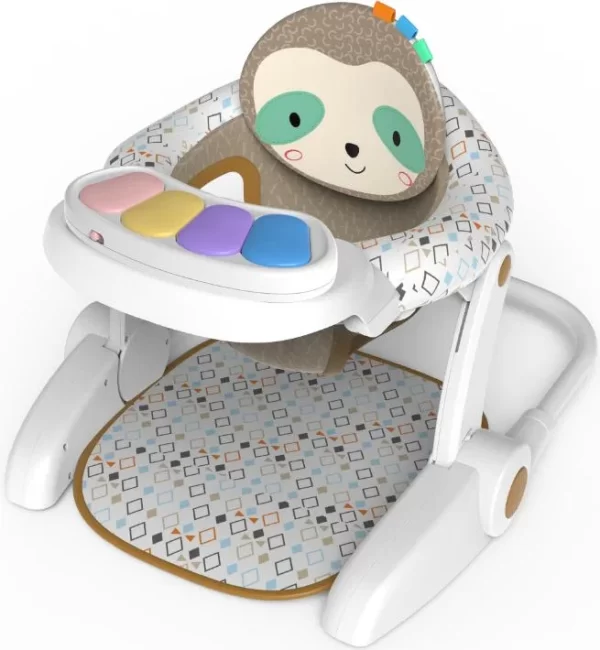 Portable Baby Chair Sit-Me-Up Floor Seat with Snack Tray and Piano Keyboard, Wholesale