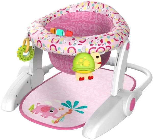 Learn-to-Sit Baby Sit Me up Floor Seat, 3-Positions Grow with Infant, Portable Baby Chair, Includes Toys, Wholesale - 图片 2