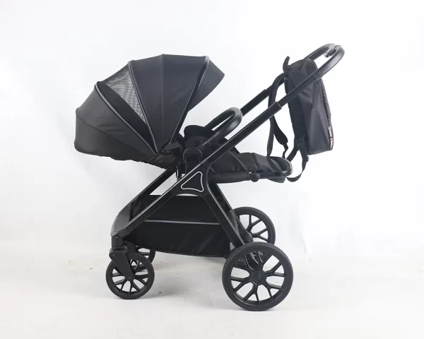 3 in 1 Baby Stroller High Landscape Infant Stroller with Reversible Bassinet Adjustable Backrest & Canopy, Wholesale - 图片 7