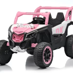 Kids Ride - On Car, 12V Electric Powered Off - Road Toy Car with 2 Seats, LED Lights & Remote Control, for Toddlers Outdoor Fun