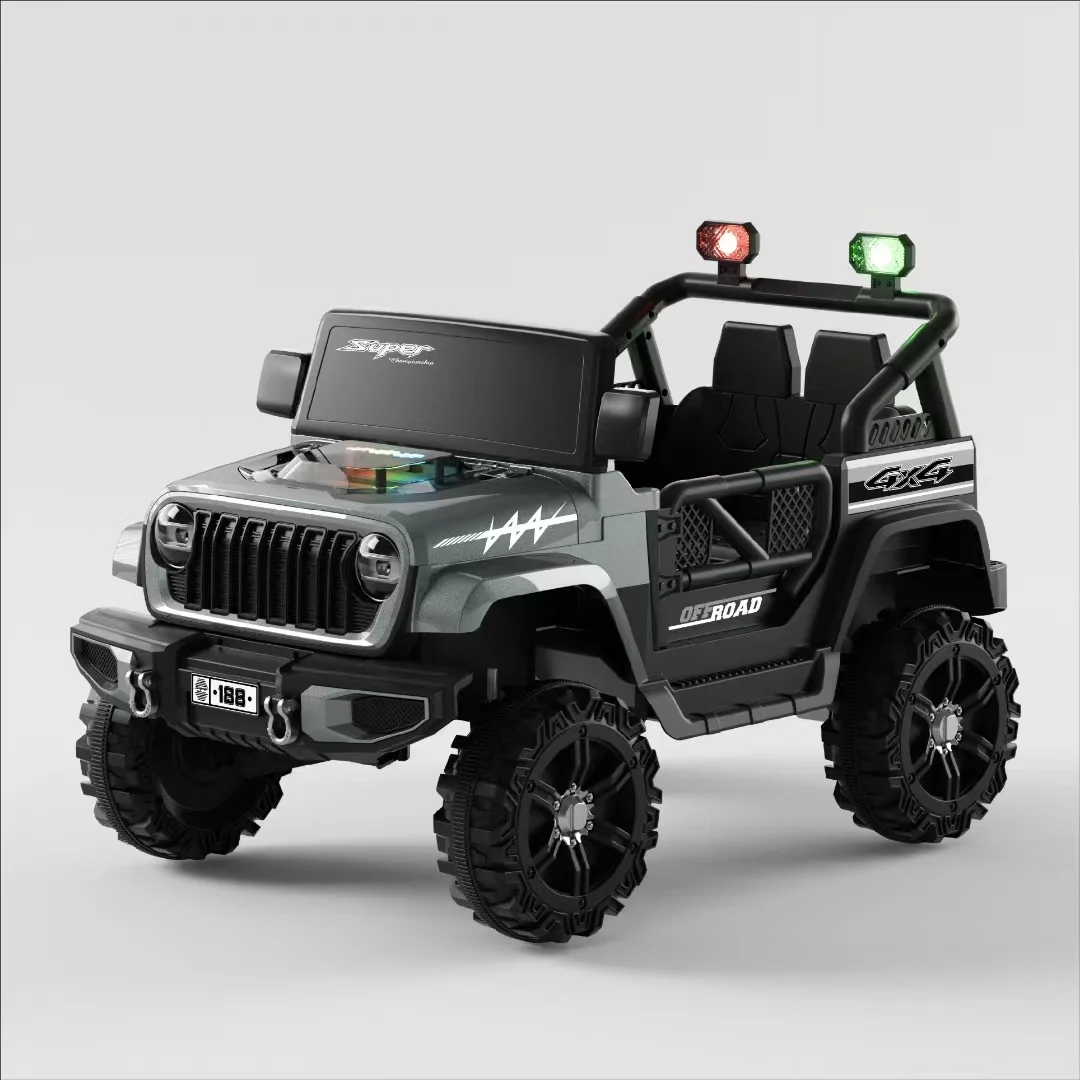 2 - Seat Kids Electric Ride - On SUV, 12V 4x4 Off - Road Toy Car with Remote Control, LED Lights, for Toddlers Outdoor Adventure - 图片 2