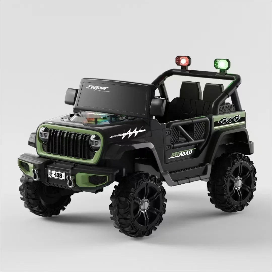 2 - Seat Kids Electric Ride - On SUV, 12V 4x4 Off - Road Toy Car with Remote Control, LED Lights, for Toddlers Outdoor Adventure - 图片 3