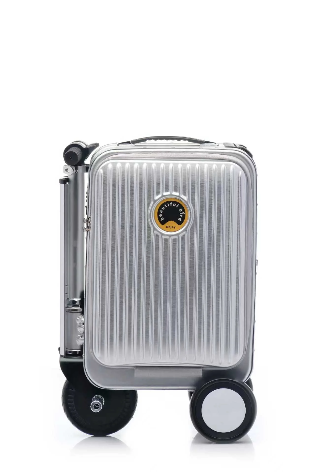 Kids 2 in 1 Scooter Luggage, Lightweight Carry - on Suitcase with Extendable Scooter for Travel - 图片 4