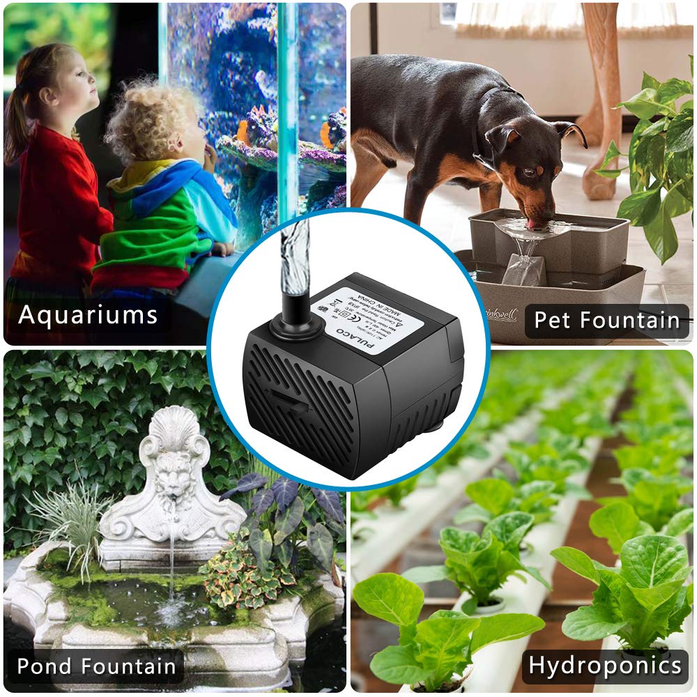 95GPH 5W Mini Submersible Water Pump for Aquarium Fish Tank, Pond, Fountain, Hydroponics - 图片 6